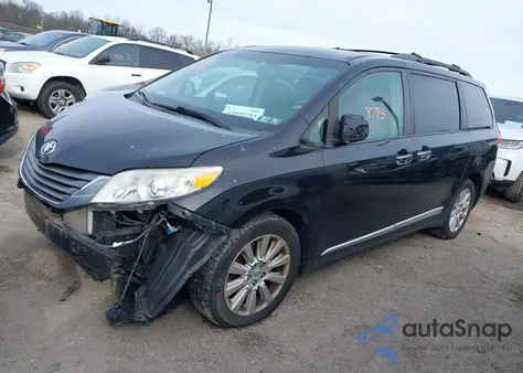 2012 Toyota Sienna Xle 7 Passenger из США, поврежденный, VIN 5TDDK3DC4CS040696
